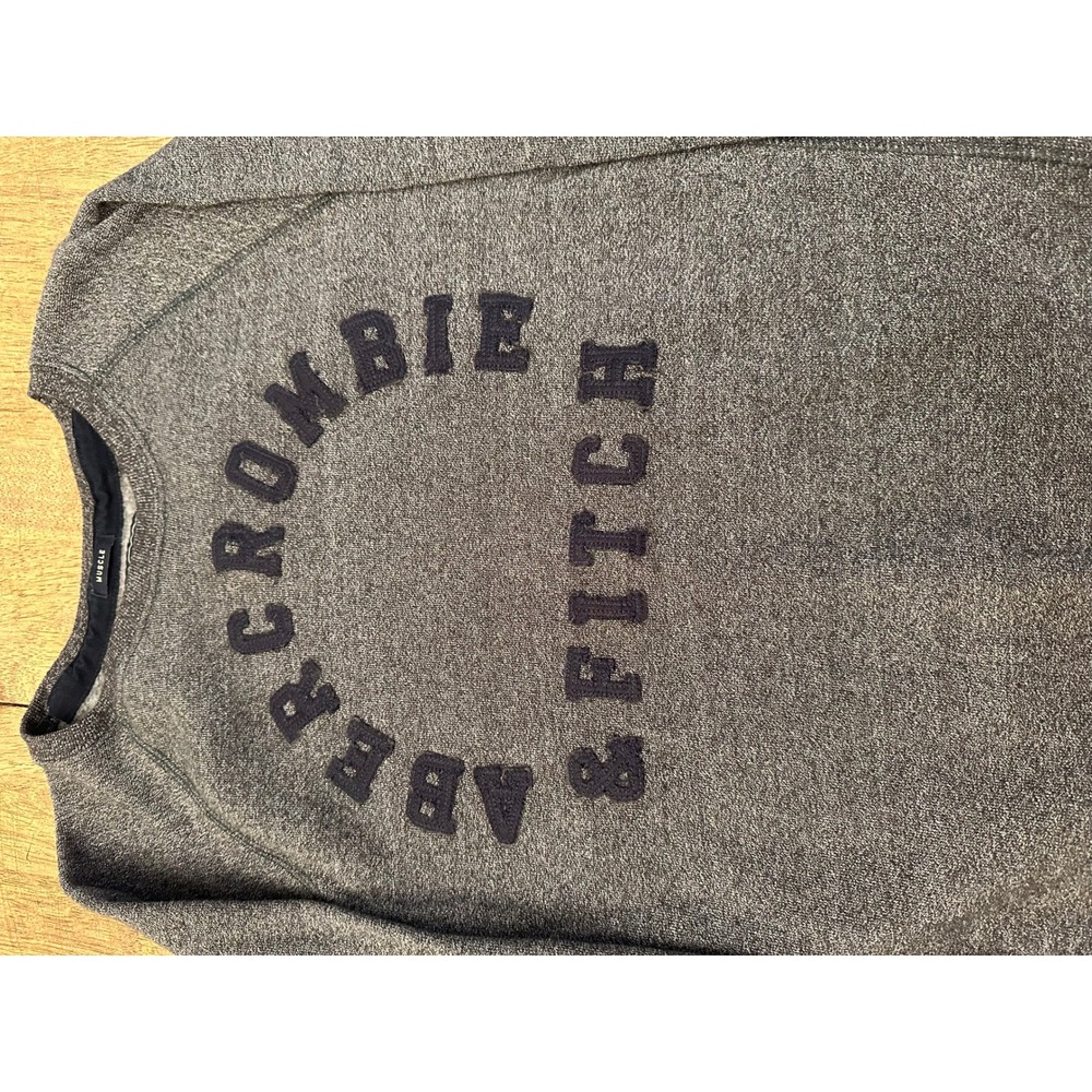 Aeropostale Mens Gray Sherpa Lined Full Zip Graphic Hoodie XL Aero NY 1987 Y2K - Picture 8 of 10